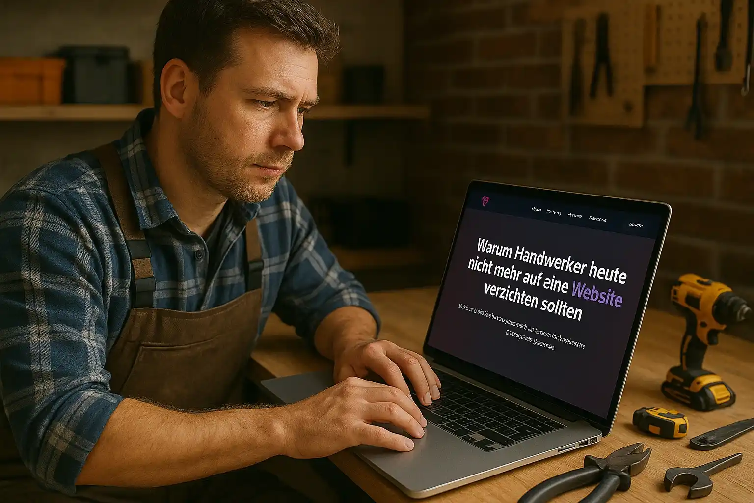 Warum Handwerker eine professionelle Website brauchen